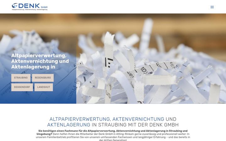 Screenshot of denk-papier.de