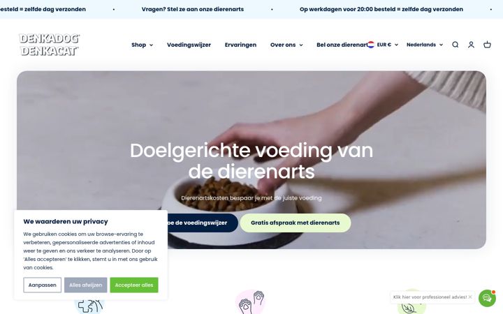 Screenshot of denkadog.nl