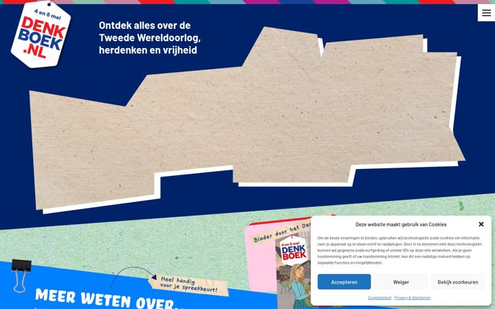 Screenshot of denkboek.nl