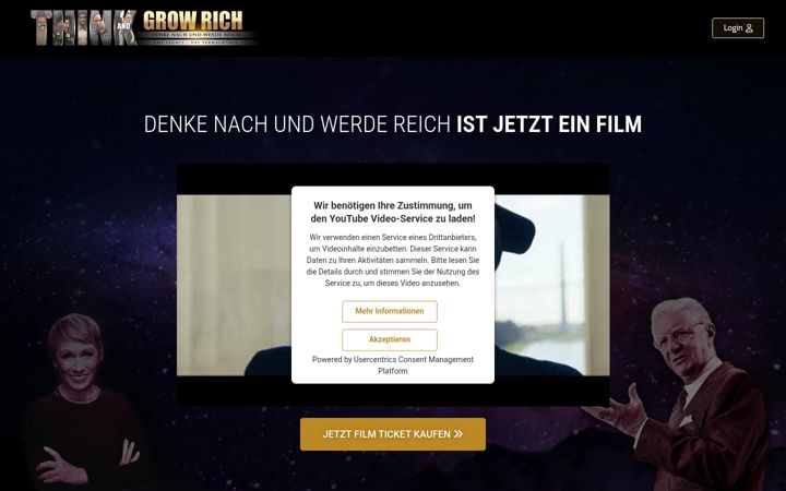 Screenshot of denkenachundwerdereich.film
