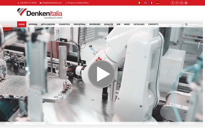 Screenshot of denkenitalia.com