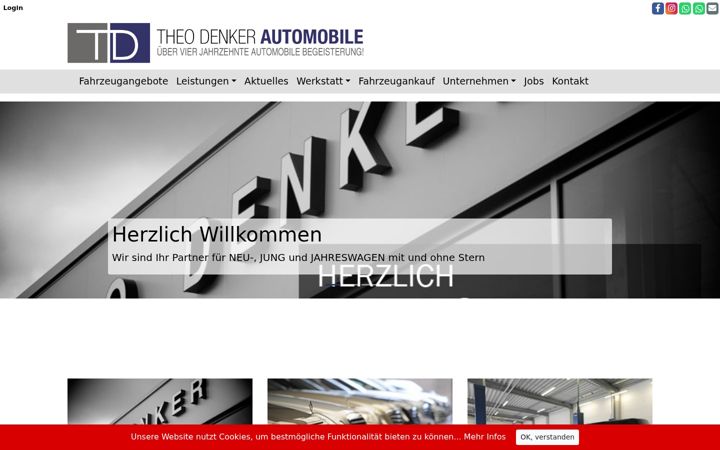Screenshot of denker-automobile.de