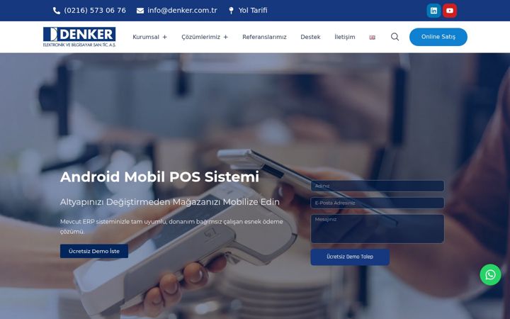Zrzut ekranu denker.com.tr