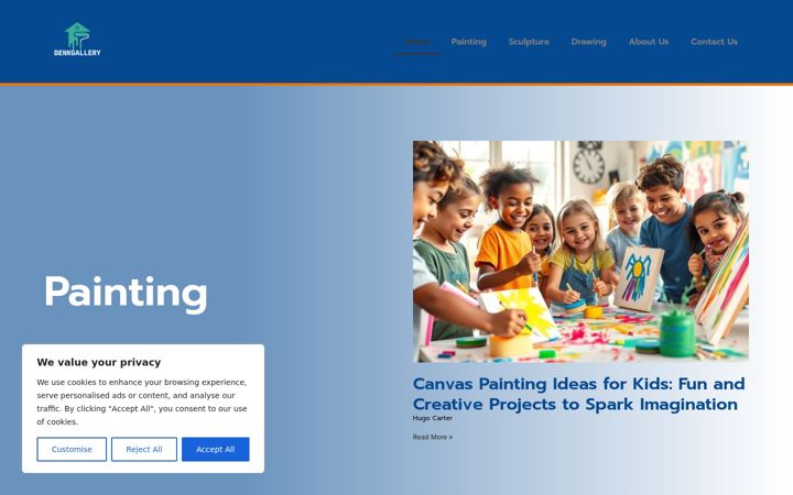 Screenshot of denkgallery.com