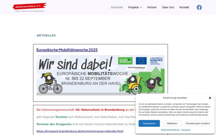Screenshot of denkmanufaktur.org