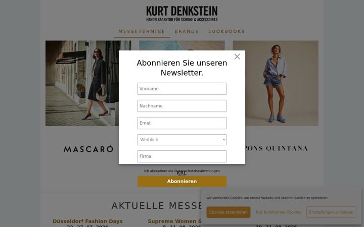 Screenshot of denkstein.net