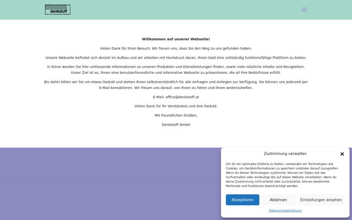 Screenshot of denkstoff.at