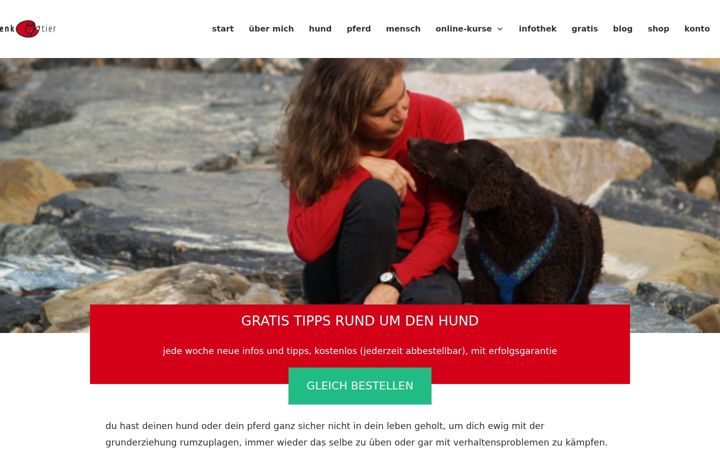 Screenshot of denktier.at