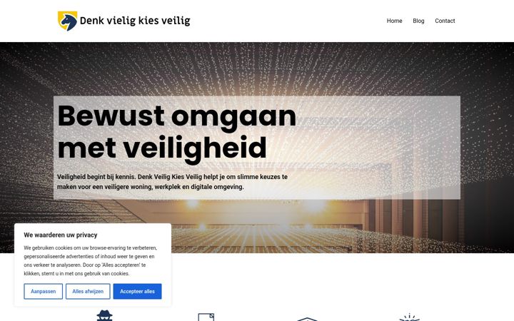 Screenshot του denkveiligkiesveilig.nl
