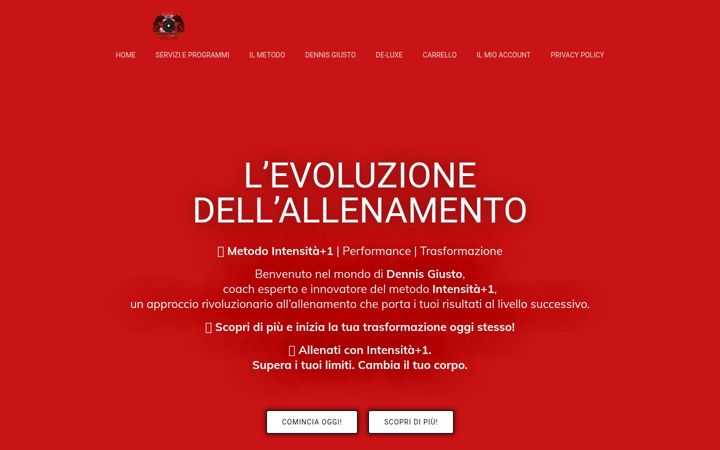 Screenshot of dennisgiusto.com