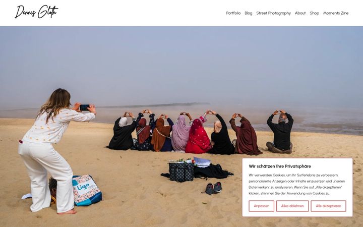 Screenshot of dennisgloth.com