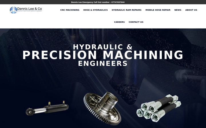 Screenshot of dennisleeco.com