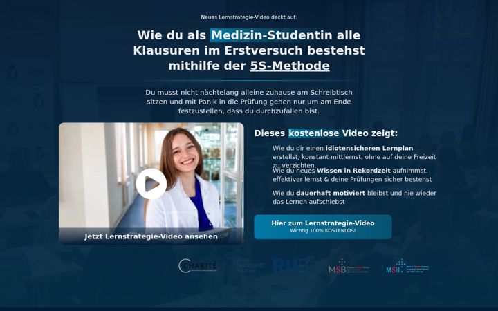 Screenshot of dennislehn-medizin.com