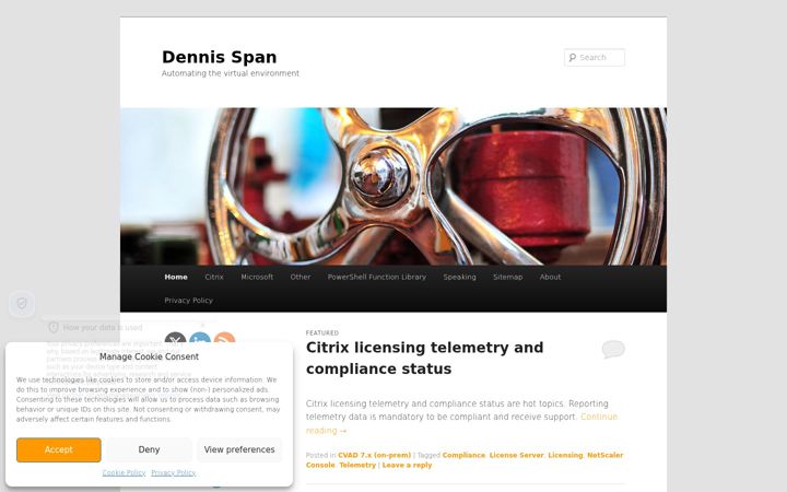 Screenshot of dennisspan.com