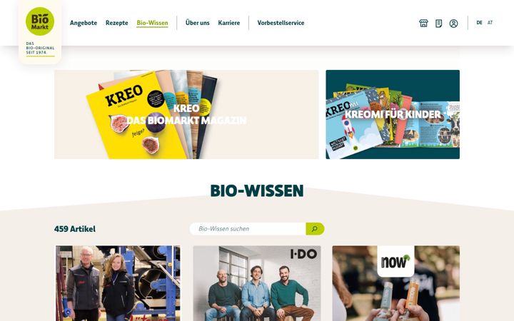 Screenshot of denns-bioblog.de