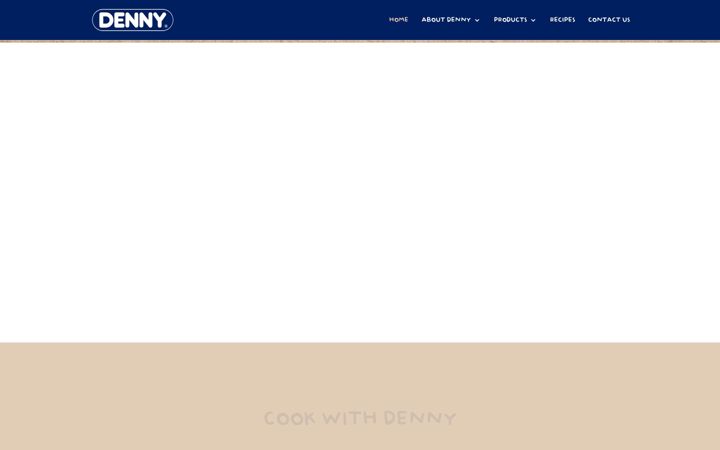 Ekrānuzņēmums no denny.co.za