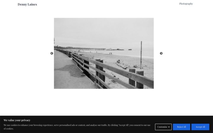 Screenshot of dennylaines.com