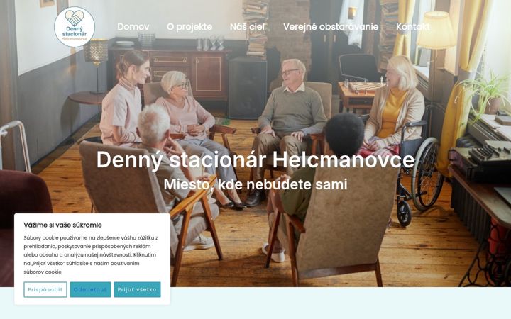 Screenshot of dennystacionarhelcmanovce.sk