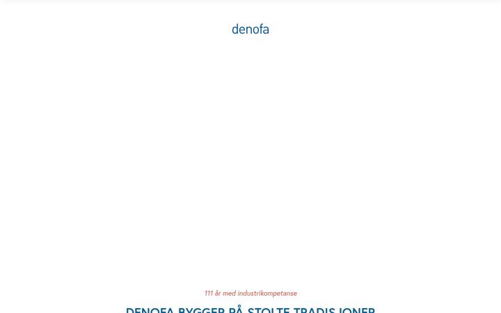 Screenshot stránky denofa.no