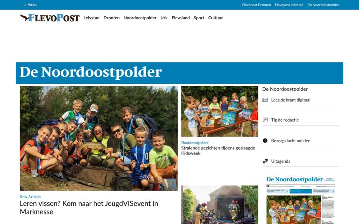 Screenshot of denoordoostpolder.nl