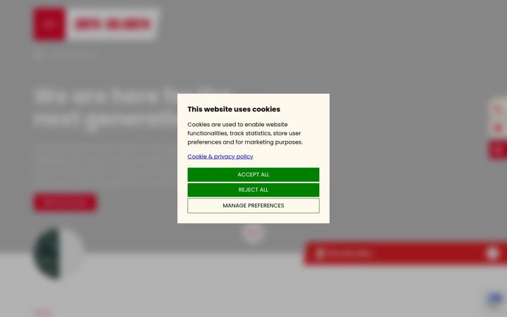 Screenshot of denoudengroep.com