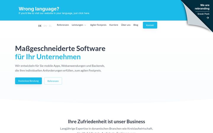 Screenshot of denovo.at