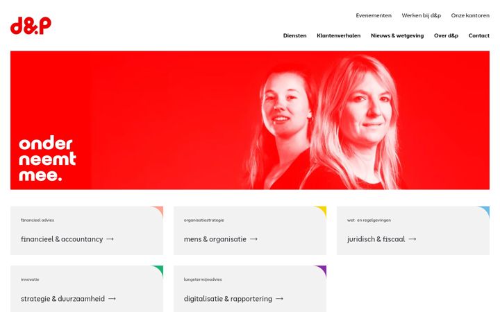 Screenshot of denp.be