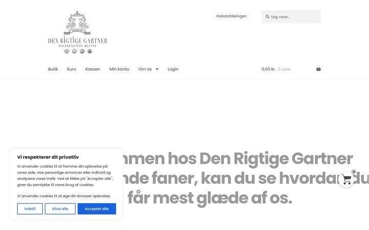 Screenshot of denrigtigegartner.com