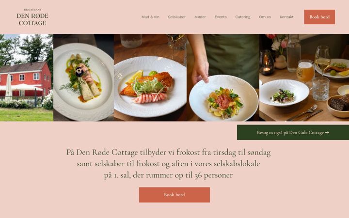 Snímek obrazovky denroedecottage.dk