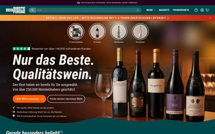 Screenshot of densidsteflaske.de