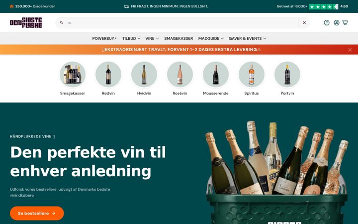 Screenshot of densidsteflaske.dk