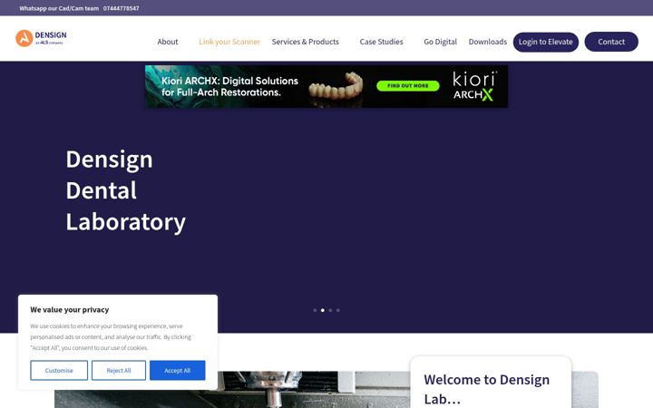 Captură de ecran a densignlab.co.uk