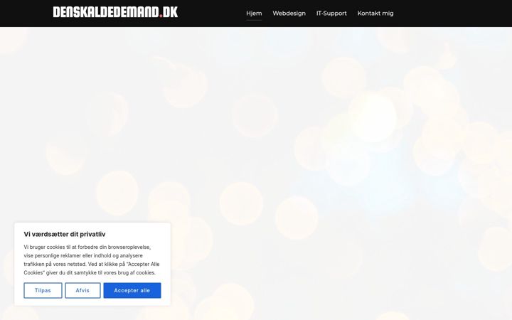Screenshot of denskaldedemand.dk