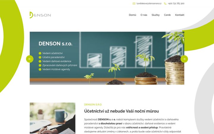 Screenshot of densonsro.cz