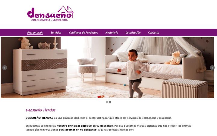 Screenshot of densuenotiendas.com