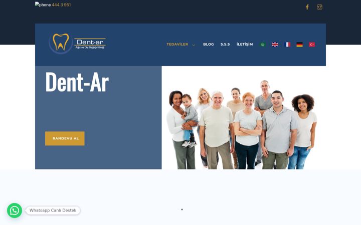 Screenshot of dent-ar.com
