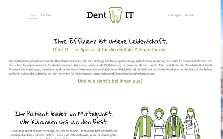 Screenshot of dent-it.de