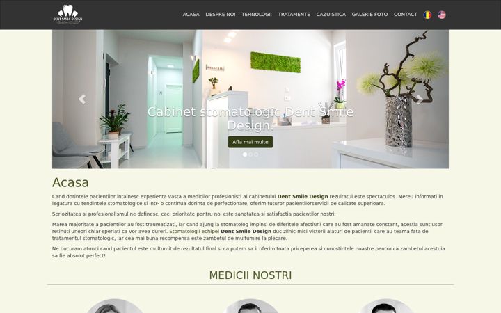 Snimka zaslona za dent-smile-design.ro