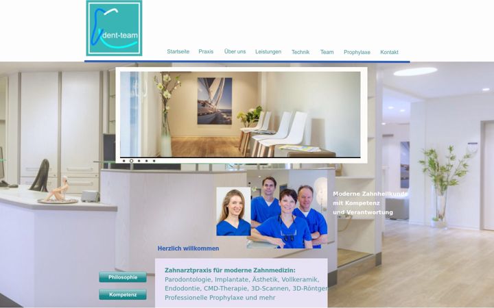 Screenshot of dent-team.de