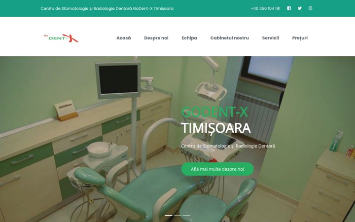 Screenshot di dent-xtm.ro