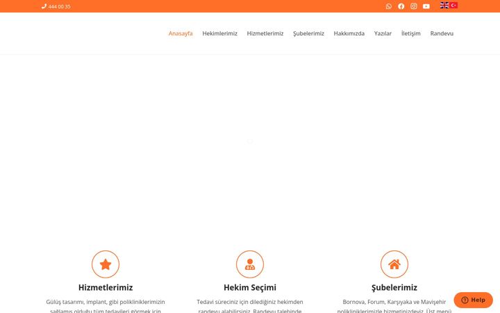 Screenshot of dent35.com
