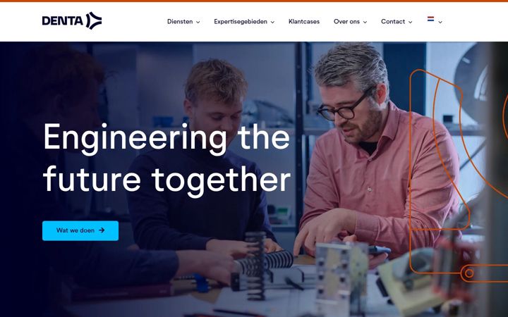 Screenshot ta' denta.nl