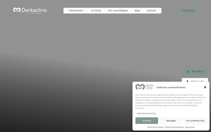 Zrzut ekranu dentaclinic.es