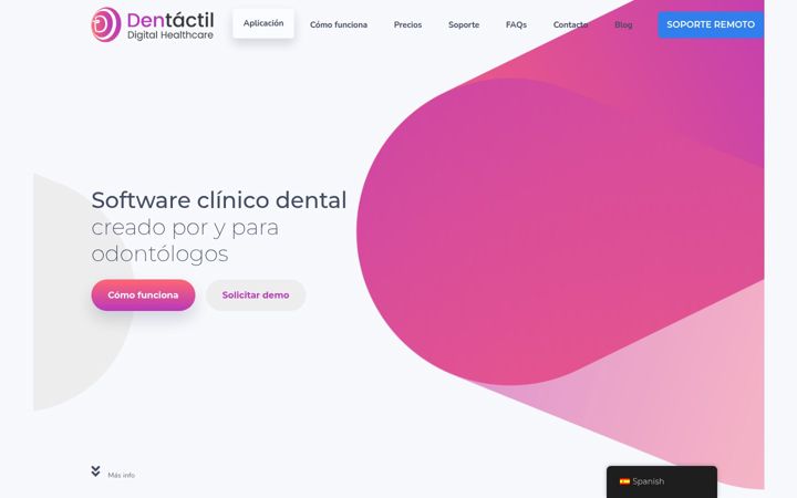 Zrzut ekranu dentactil.es