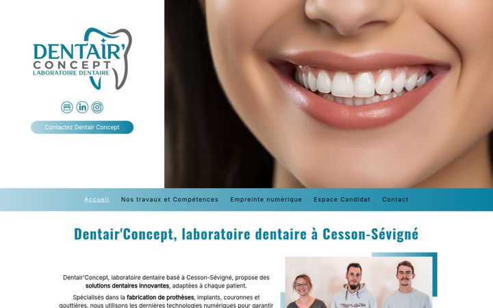Screenshot of dentairconcept.fr