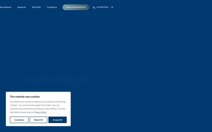 Screenshot of dentaireturner.com
