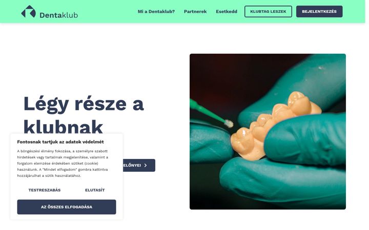 Screenshot von dentaklub.hu
