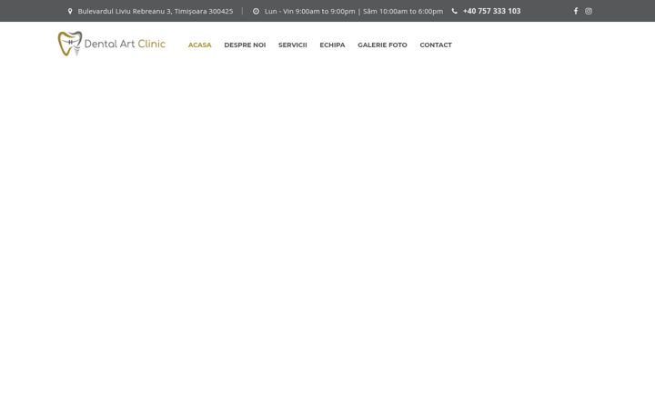Screenshot di dental-art-clinic.ro
