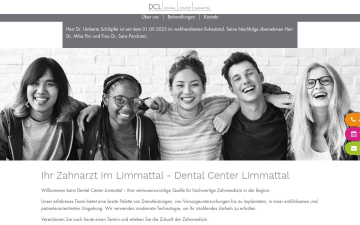 Screenshot of dental-center.ch