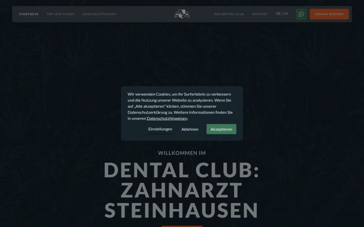Screenshot of dental-club.ch